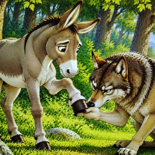 The Donkey and the Wolf